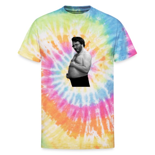 Fat dude acceptance - Unisex Tie Dye T-Shirt