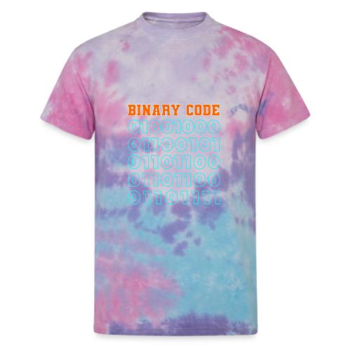 Say Hello in Binary code - Unisex Tie Dye T-Shirt