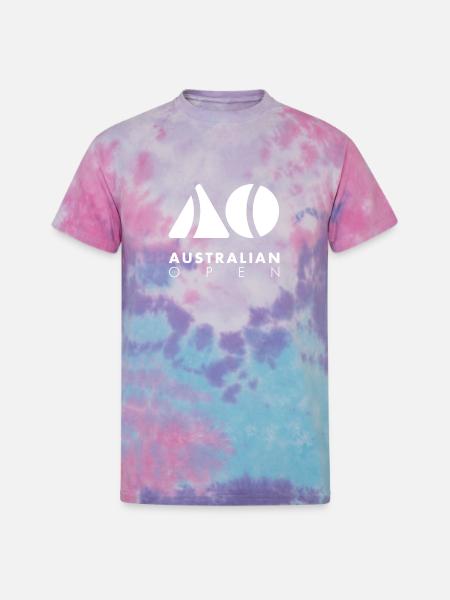 Australian Open Logo - Unisex Tie Dye T-Shirt - cotton candy