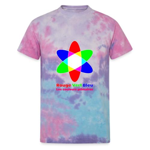 RGB Primary Colors - Unisex Tie Dye T-Shirt