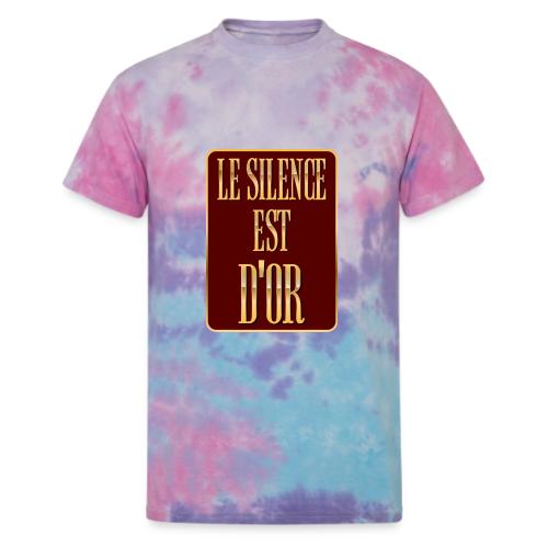 Silence is golden - Unisex Tie Dye T-Shirt