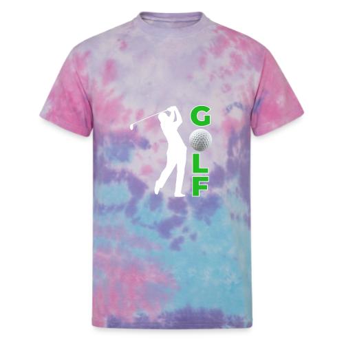 Golf: Classic Golf Motion - Unisex Tie Dye T-Shirt