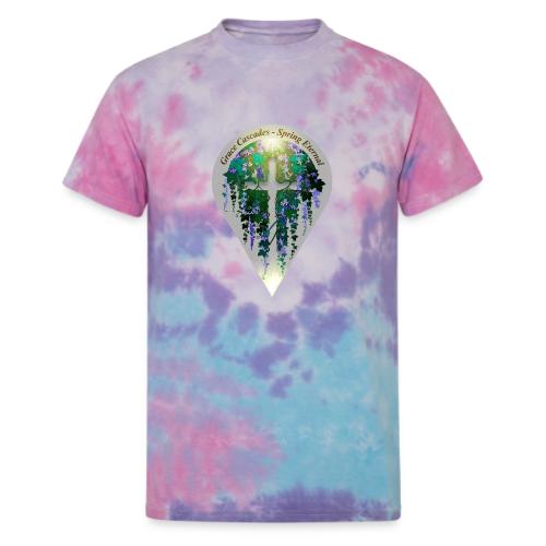 Easter Grace Cascades Vine T Shirt, Renewal Gift - Unisex Tie Dye T-Shirt