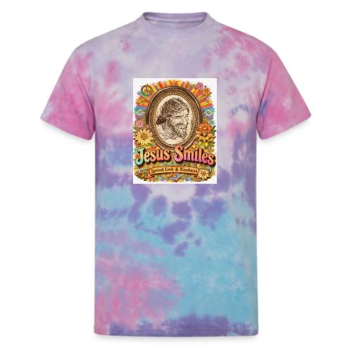 jesus-smile.com, Rare Portrait, Jesus the Healer. - Unisex Tie Dye T-Shirt