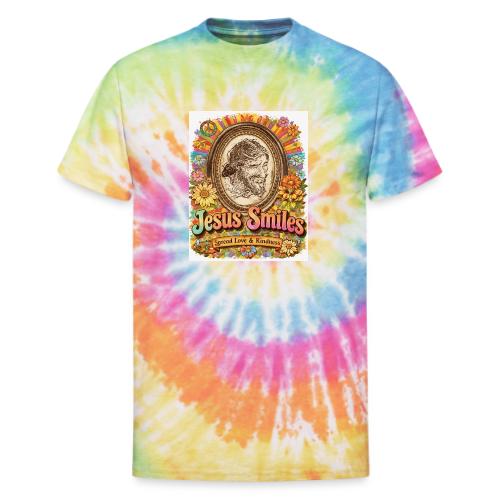 jesus-smile.com, Rare Portrait, Jesus the Healer. - Unisex Tie Dye T-Shirt