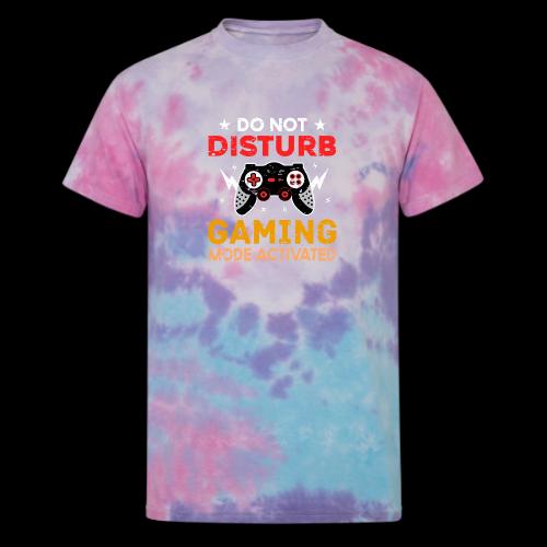 Do Not Disturb: Gaming Mode Activated - Unisex Tie Dye T-Shirt