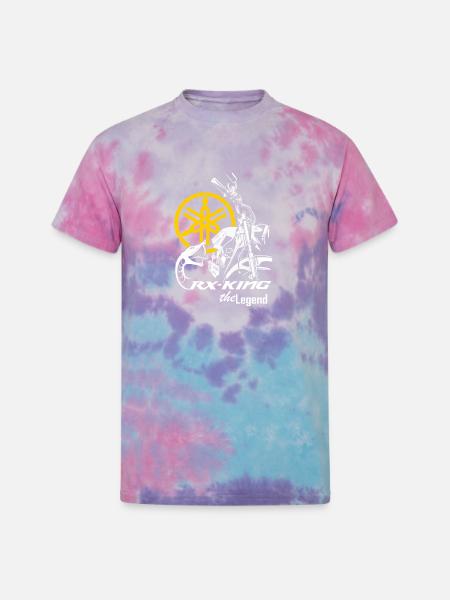 Yamaha RX king The Legend - Unisex Tie Dye T-Shirt - cotton candy