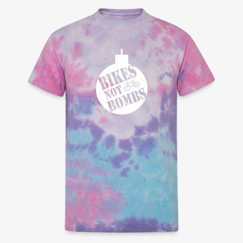 Bikes Not Bombs - Unisex Tie Dye T-Shirt