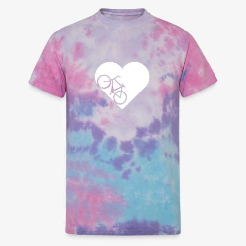 Bike in heart - Unisex Tie Dye T-Shirt