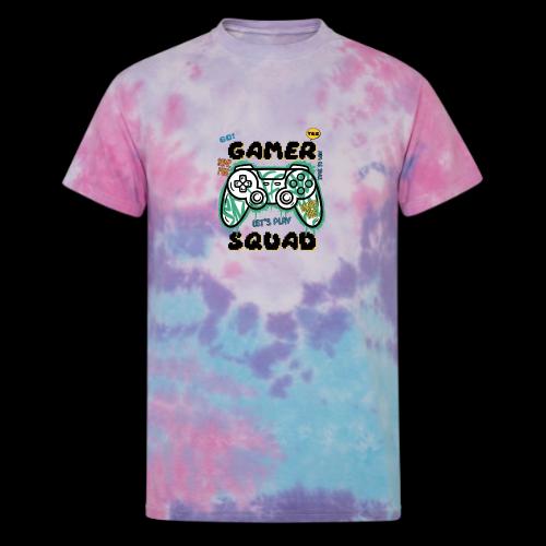 Gamer Squad: Time to Win - Unisex Tie Dye T-Shirt