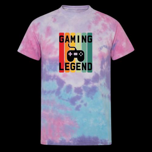 Gaming Legend Retro Bars - Unisex Tie Dye T-Shirt