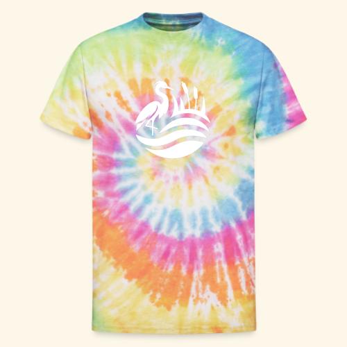 WALPA_white_circle - Unisex Tie Dye T-Shirt