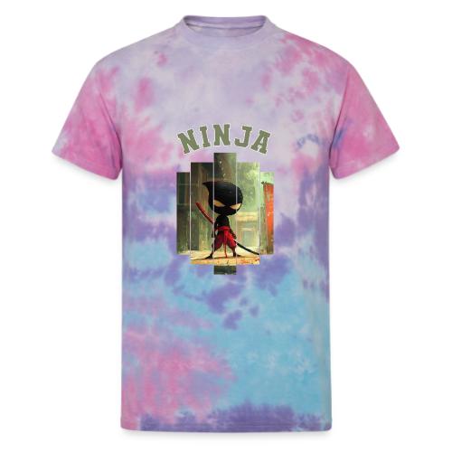 Cute Ninja Attack - Unisex Tie Dye T-Shirt