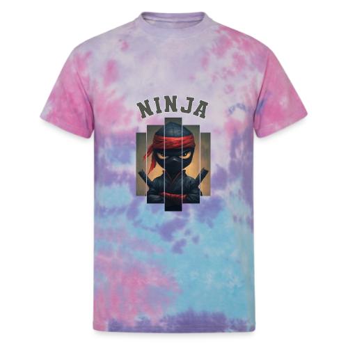 Cartoon Ninja Vibes - Unisex Tie Dye T-Shirt