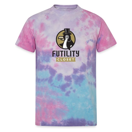 Futility Closet Logo - Color - Unisex Tie Dye T-Shirt