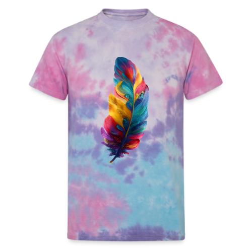 Spectrum Feather Flow - Unisex Tie Dye T-Shirt