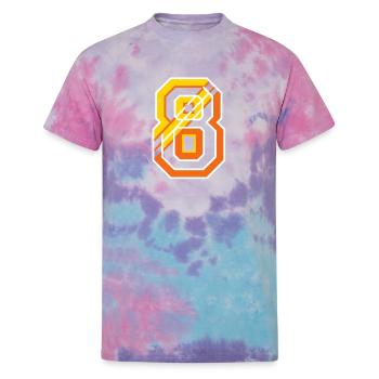 The Number Eight - Unisex Tie Dye T-Shirt - cotton candy - Front