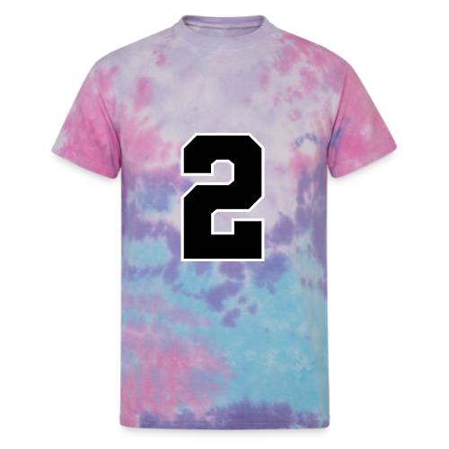 Varsity Number 2 Sports Design - Unisex Tie Dye T-Shirt