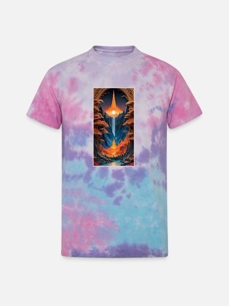 Fantastic Journey - Unisex Tie Dye T-Shirt - cotton candy