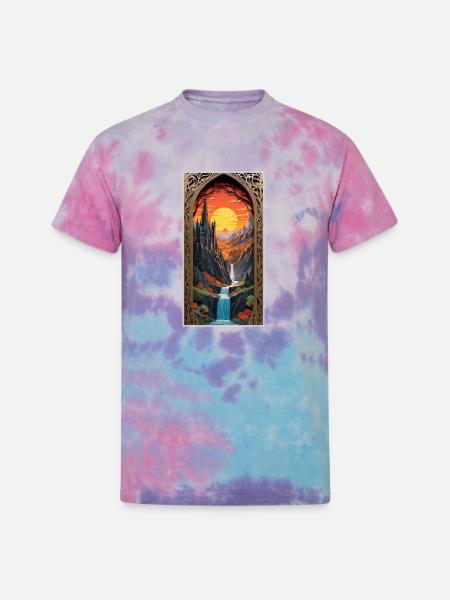 Fantastic Journey - Unisex Tie Dye T-Shirt - cotton candy