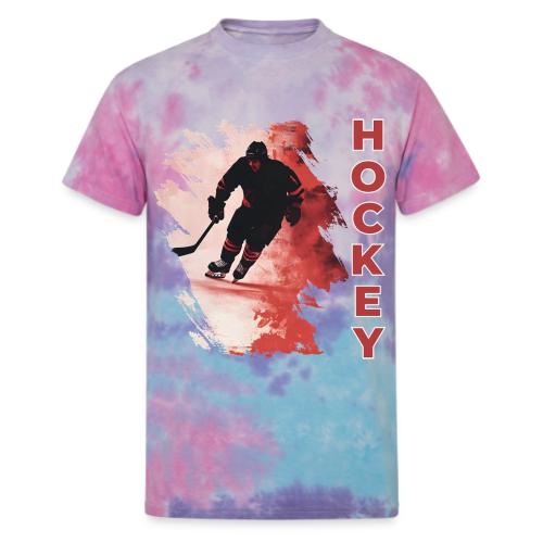 Hockey Fire - Unisex Tie Dye T-Shirt