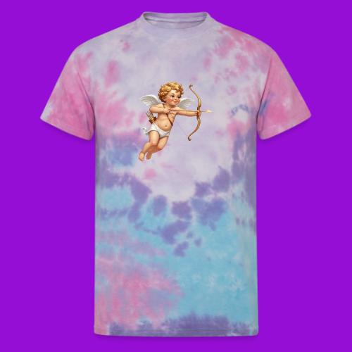 Cupid with twohearts set - Unisex Tie Dye T-Shirt