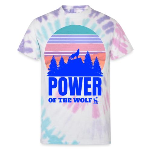 Power Of The Wolf - Unisex Tie Dye T-Shirt