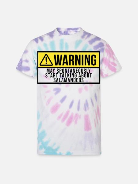 Salamander Salamander - Unisex Tie Dye T-Shirt - Pastel Spiral