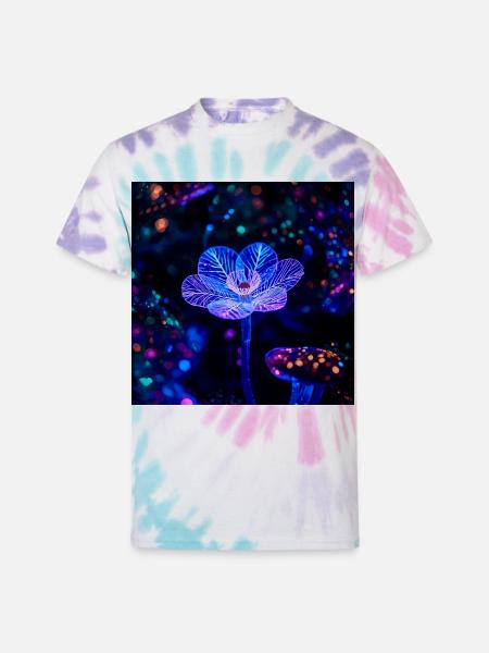 Blaque Light - Unisex Tie Dye T-Shirt - Pastel Spiral