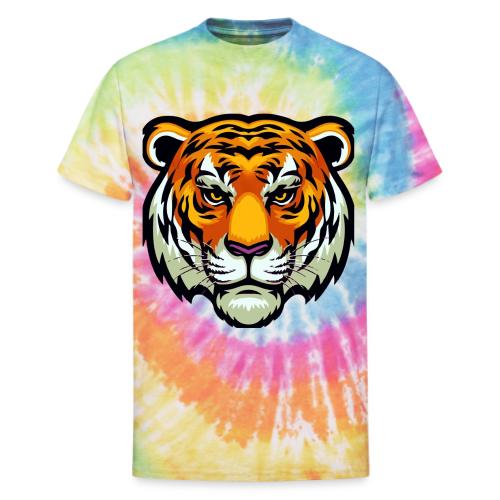 Tiger Fashion Feline Animal, Tiger Willing Success - Unisex Tie Dye T-Shirt