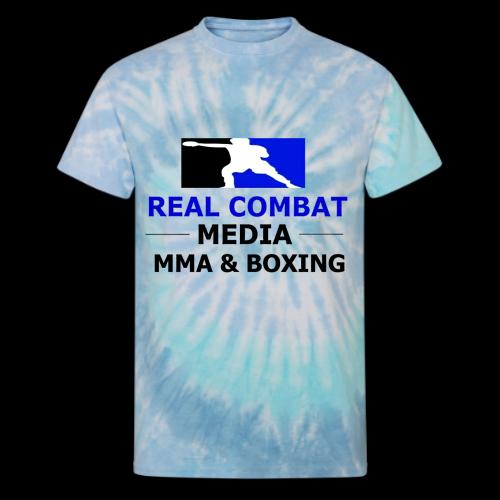 RCM MMA & BOXING Blue Logo - Unisex Tie Dye T-Shirt