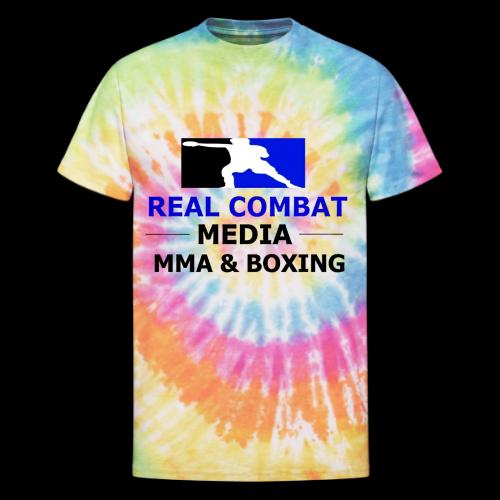 RCM MMA & BOXING Blue Logo - Unisex Tie Dye T-Shirt