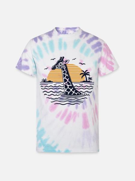 Relative Shallowness - Unisex Tie Dye T-Shirt - Pastel Spiral