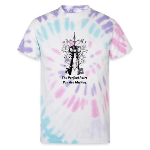 Valentine love keys - Unisex Tie Dye T-Shirt
