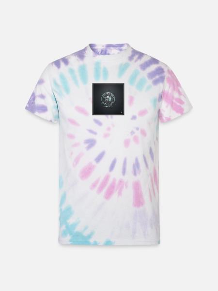 so-fresh-so-clean-mens-football-tee - Unisex Tie Dye T-Shirt - Pastel Spiral