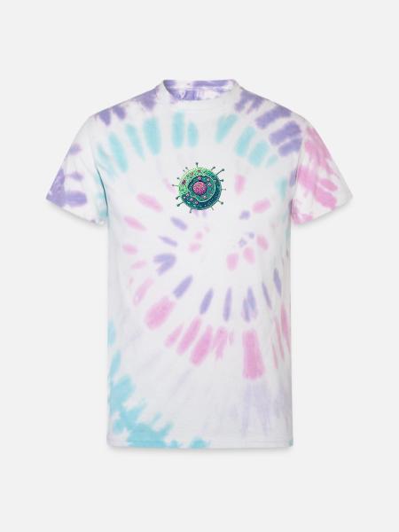 Cells - Unisex Tie Dye T-Shirt - Pastel Spiral