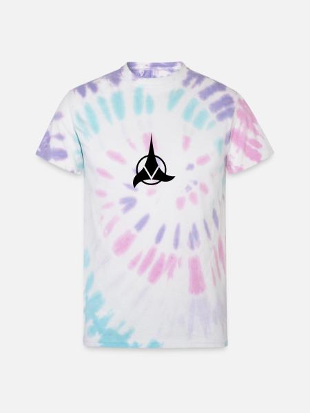 Klingon - VECTOR - Unisex Tie Dye T-Shirt - Pastel Spiral