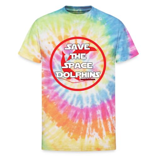 Save The Space Dolphins - Unisex Tie Dye T-Shirt