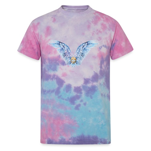 Wings Skull - Unisex Tie Dye T-Shirt