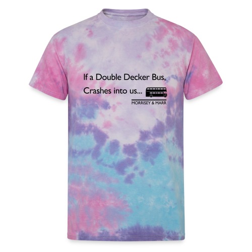Double Decker Bus - Unisex Tie Dye T-Shirt