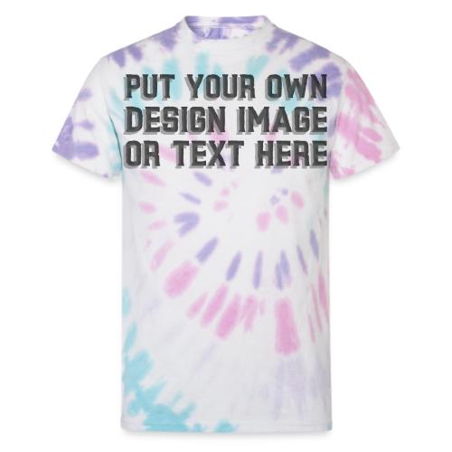 Make your apparel with your design, image and text - Unisex Tie Dye T-Shirt