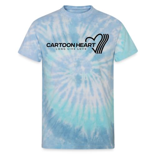 Cartoon Heart Tie-Dye Range - Unisex Tie Dye T-Shirt
