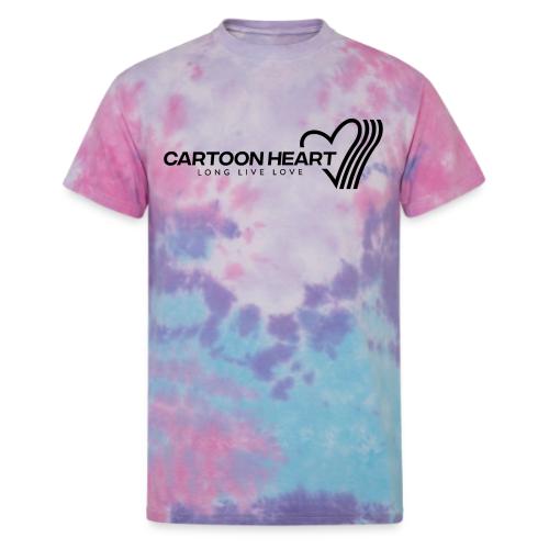 Cartoon Heart Tie-Dye Range - Unisex Tie Dye T-Shirt