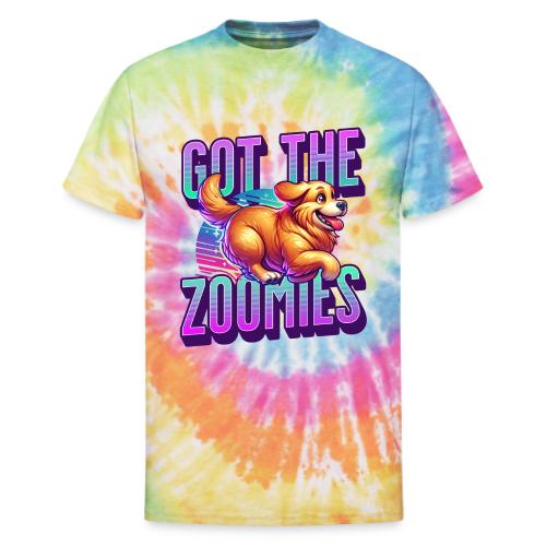 Got the Zoomies - Unisex Tie Dye T-Shirt