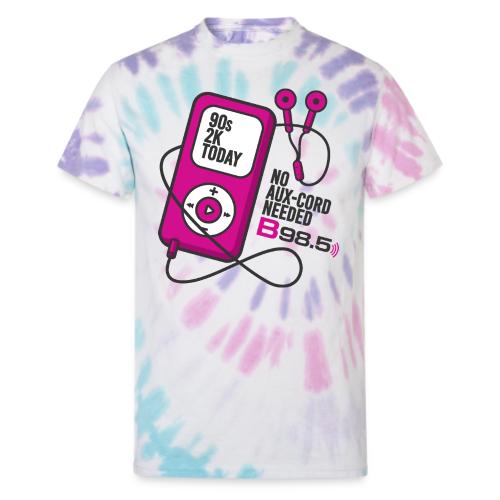 B98.5 No Aux-Cord Needed - Unisex Tie Dye T-Shirt
