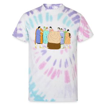 WELL.... - Unisex Tie Dye T-Shirt - Pastel Spiral - Front