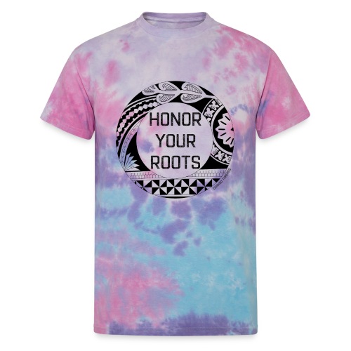 Honor Your Roots (Black) - Unisex Tie Dye T-Shirt