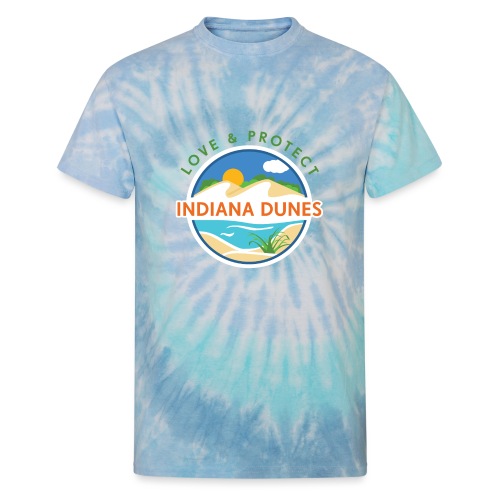 Love & Protect the Indiana Dunes - Unisex Tie Dye T-Shirt