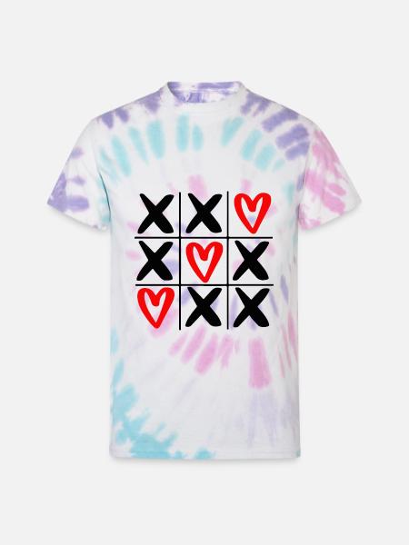 Love SOS - Unisex Tie Dye T-Shirt - Pastel Spiral