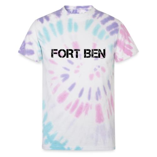 FORT BEN, black capture - Unisex Tie Dye T-Shirt